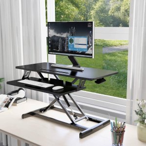 SMUGDESK Sit Stand Up Desk Height Adjustable Table 36 inch