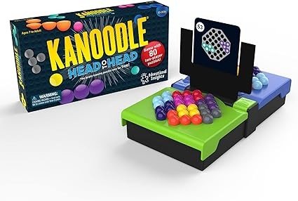 Kanoodle Head-to-Head Puzzle Game for 2: Kids, Teens & Adults, Featuring 80 Challenges, Ages 7+