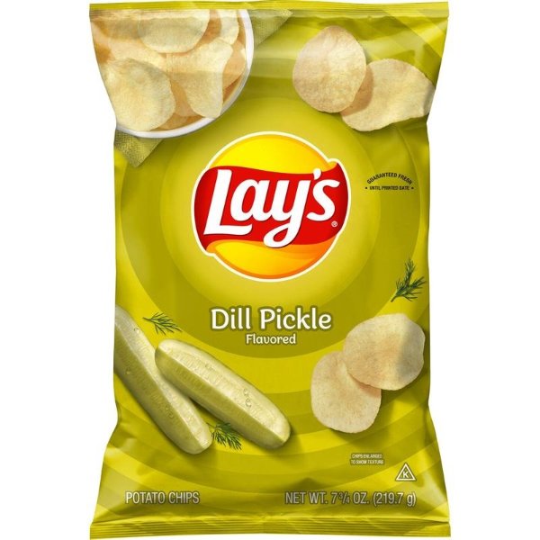 Lay's® Dill Pickle Flavored Potato Chips - 7.75 oz.