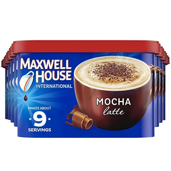 摩卡拿铁风味速溶咖啡 8.5oz 8盒