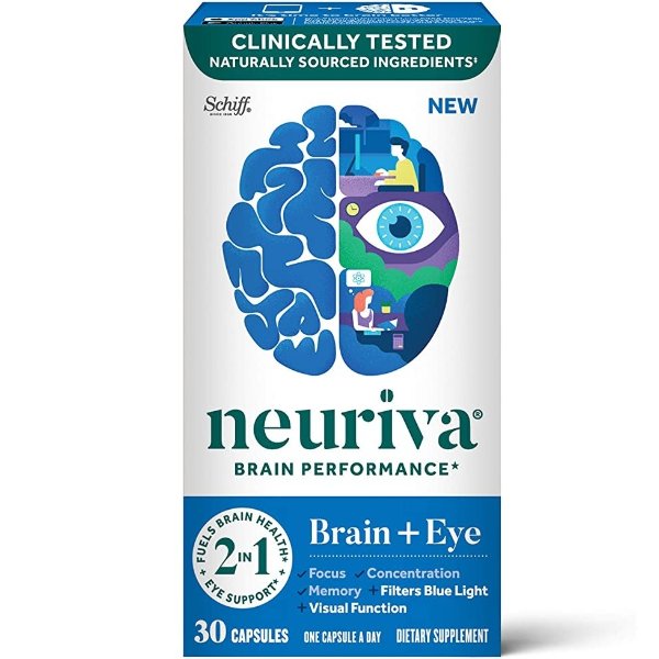 Neuriva 脑部+眼睛保健品 30粒 抗氧化