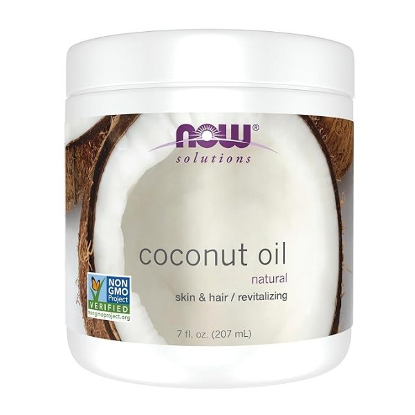 Solutions, Coconut Oil, Naturally Revitalizing for Skin and Hair, Conditioning Moisturizer, 7-Ounce