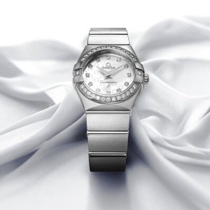 Omega Constellation Mini Diamond Ladies Watch 123.15.24.60.52.001