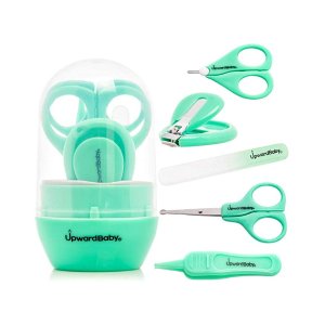 UpwardBaby Baby Nail Clippers and Scissors - 5 in 1 Kit
