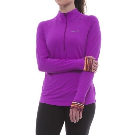 Marmot Excel Shirt - UPF 50+, Zip Neck, Long Sleeve (For Women)