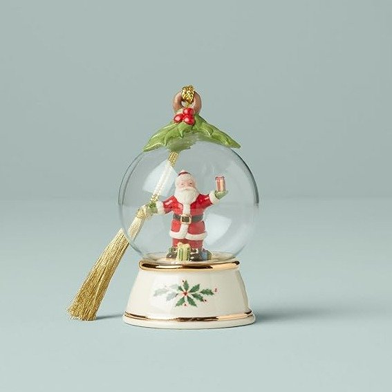 894989 Santa Globe Ornament