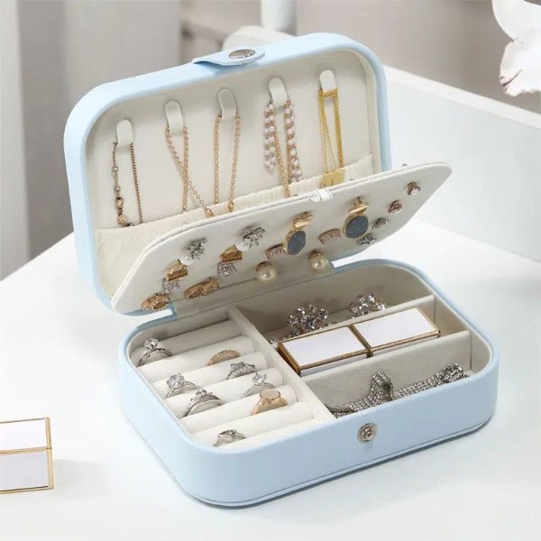 Mini Plastic Jewelry Box Clear Storage Box Small Storage - Temu