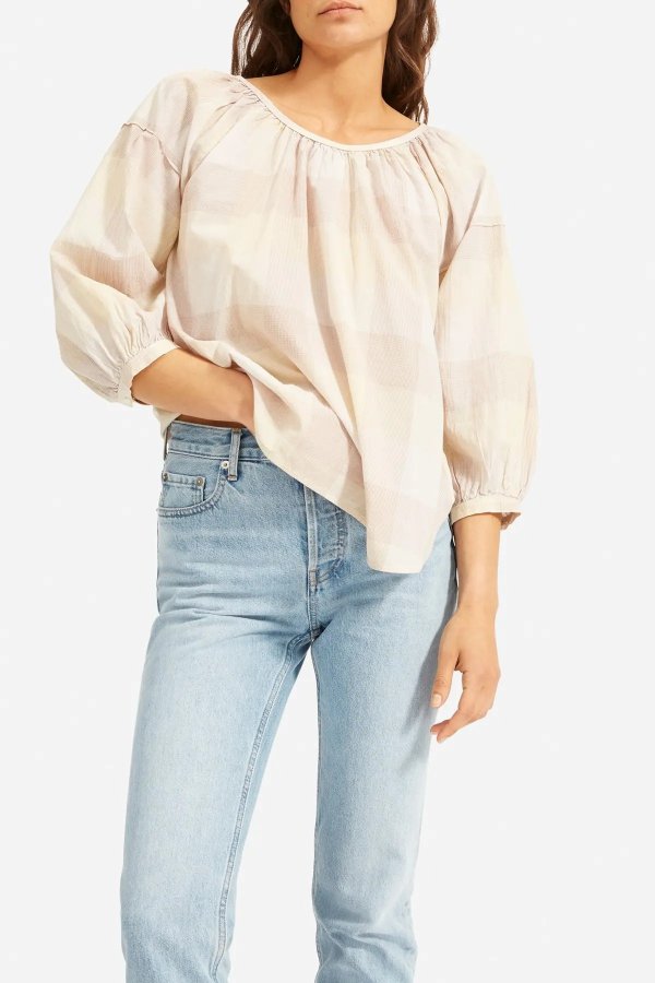The Ruched Air Blouse
