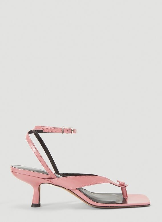 Mindy Heeled Sandals in Pink