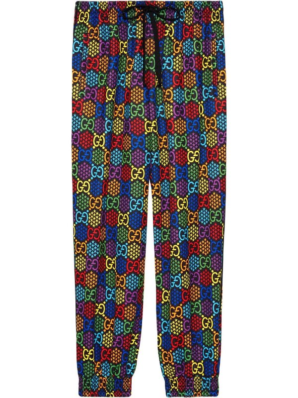 GG Psychedelic print track pants