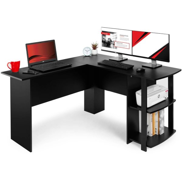 L-Shaped Corner Computer Office Desk