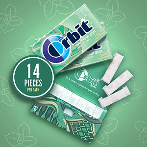 ORBIT Sweet Mint Sugarfree Gum, 14 Pieces (12 Pack)