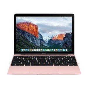新款罕见优惠！全新玫瑰金配色Apple MacBook MMGL2LL/A 12吋视网膜屏超清超薄笔记本电脑(256GB SSD)