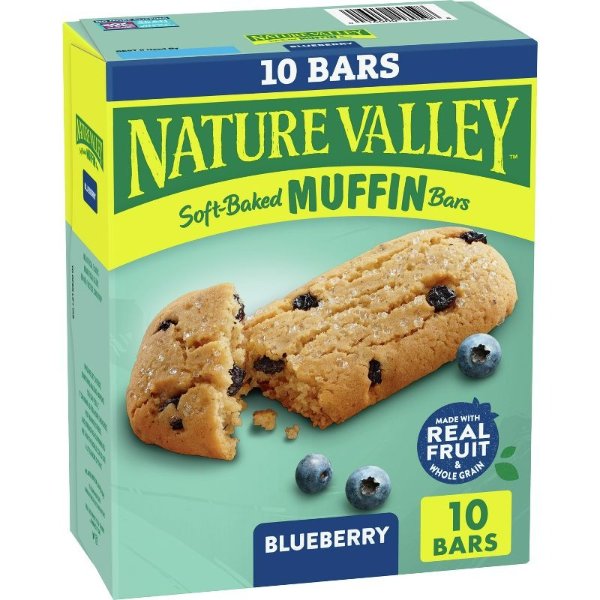 Soft Baked Blueberry Muffin Bars - 10ct/12.4oz