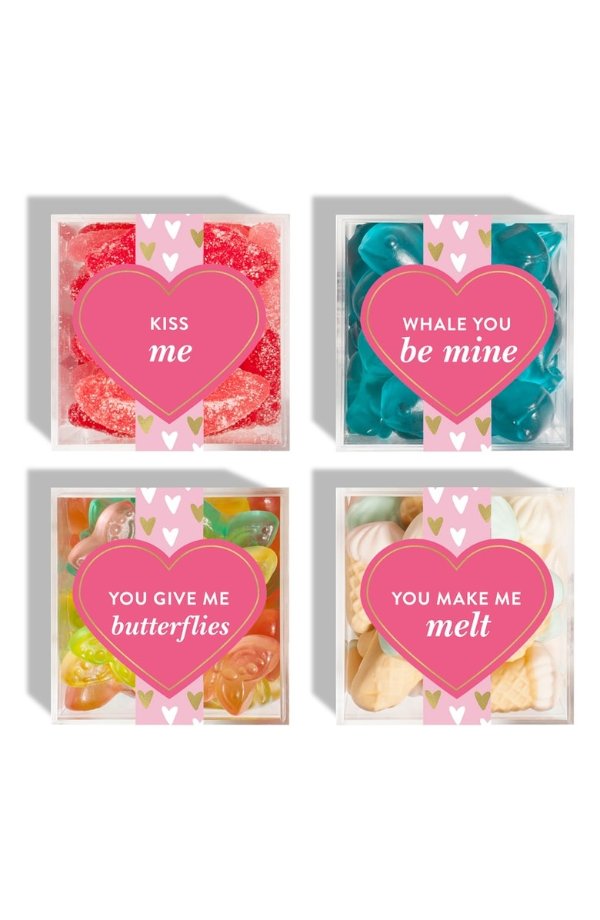 For My Sweet 4-Piece Conversation Candy Cubes