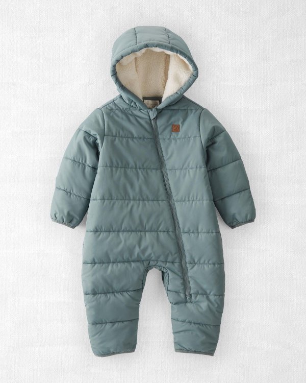婴儿环保材质保暖连体外套