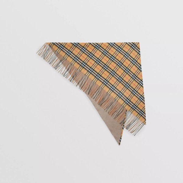 The Burberry Bandana in Vintage Check Cashmere