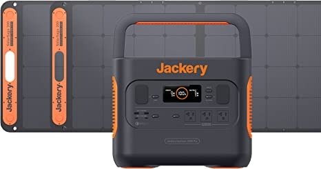 Jackery 2000 PRO 2160Wh 户外电源 + 2* 200W 太阳能板