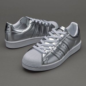 adidas Superstar Boost Shoes Women's Silver