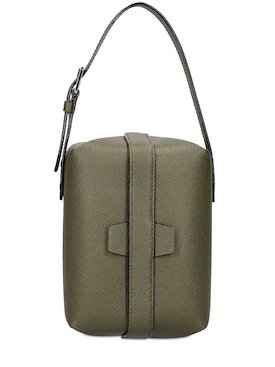 NEW TRIC TRAC GRAINED LEATHER BAG