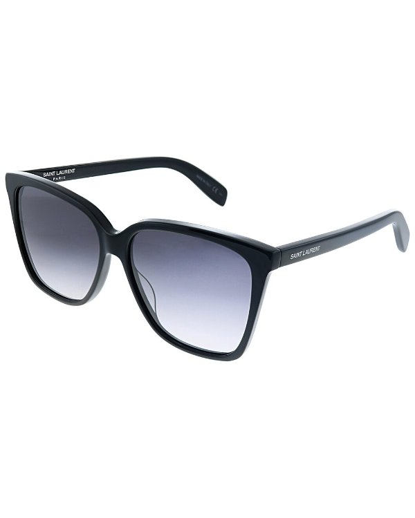 Women's Cat-eye 56mm Sunglasses