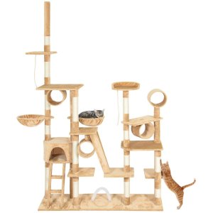 Best Choice Products 96in Multi-Level Cat Tree Scratcher Palace Post
