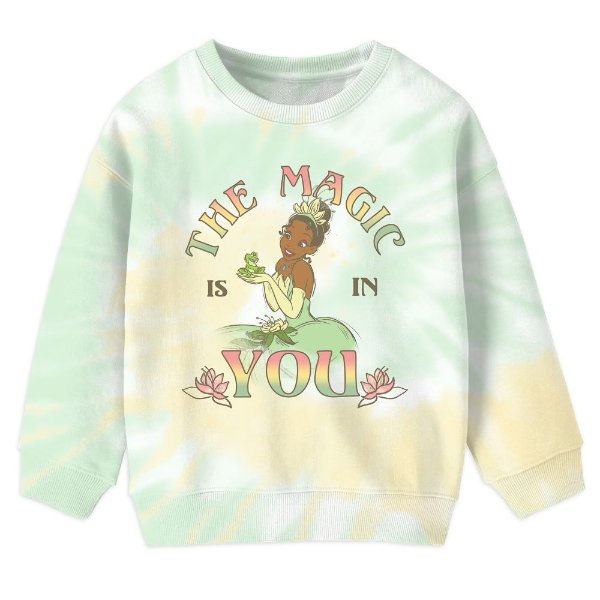 Tiana and Naveen Tie Dye Pullover Sweatshirt for Kids – The Princess and the Frog | shopDisney