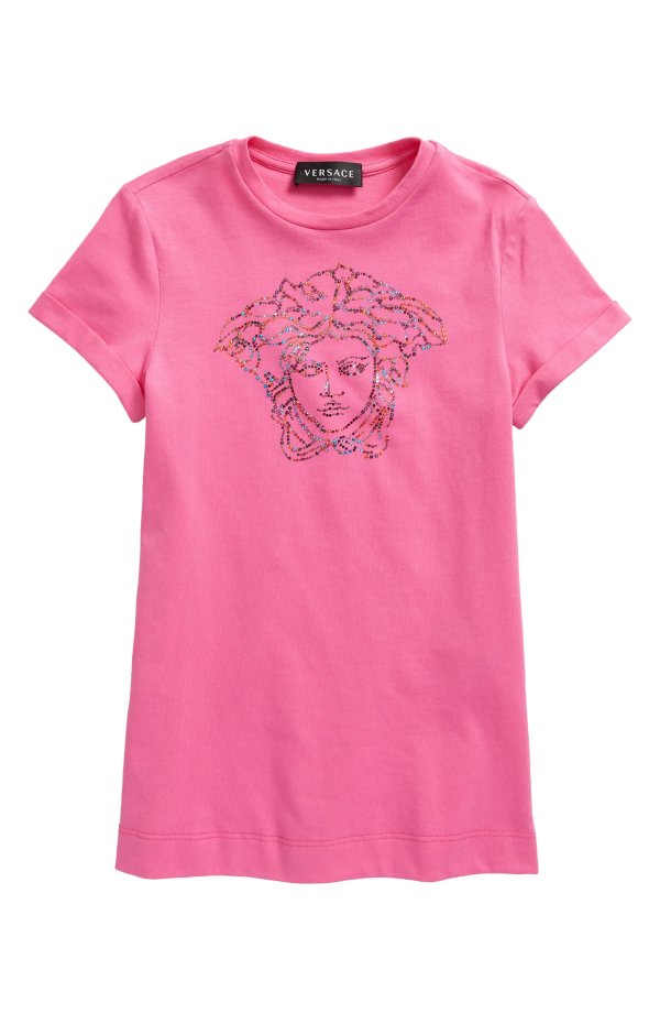 Kids' Crystal Medusa T-Shirt Dress