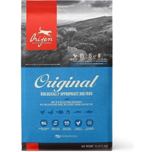 OrijenOriginal Chicken, Turkey, Fish & Eggs Grain-Free Dry Dog Food, 25-lb bag - Chewy.com