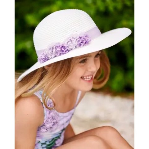GymboreeGirls Floral Sun Hat - Splish-Splash | Gymboree - SIMPLYWHT