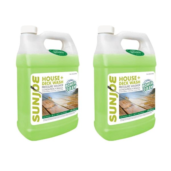 1 Gal. House and Deck All-Purpose Pressure Washer Rated Concentrated Cleaner, (2-Pack)
