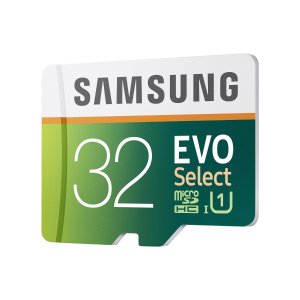 Samsung EVO Select Micro SDXC Memory Card, 32GB, 80MB/s (MB-ME32DA/AM)