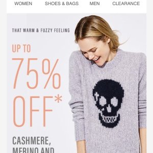 Select Sweaters @ Saks Off 5th