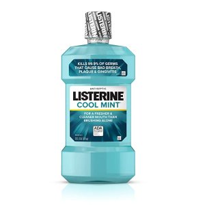 Listerine Cool Mint Antiseptic Mouthwash 1.0L(1.8 fl oz)
