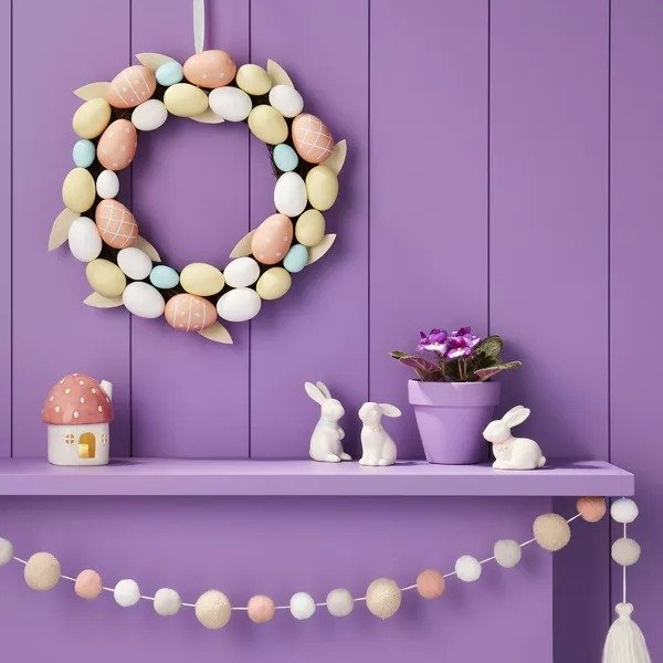14" Easter Egg Wreath - Spritz™