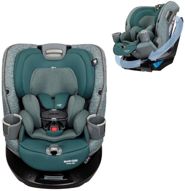 Emme 360 Rotating All-in-One Convertible Car Seat - Meadow Wonder
