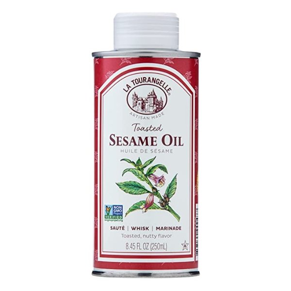 , Toasted Sesame Oil, Great for Cooking, Add to Noodles, Stir-Fry, Vegetables, Vinaigrettes, and Marinades, 8.45 fl oz