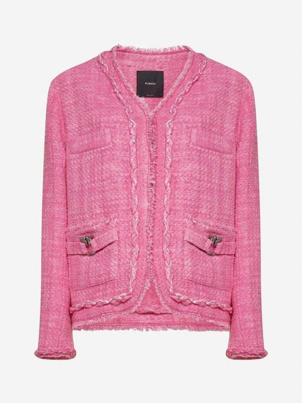Gubbio cotton tweed jacket