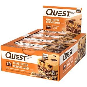 Quest Bar - PEANUT BUTTER BROWNIE SMASH (12 Bars) by Quest Nutrition at the Vitamin Shoppe