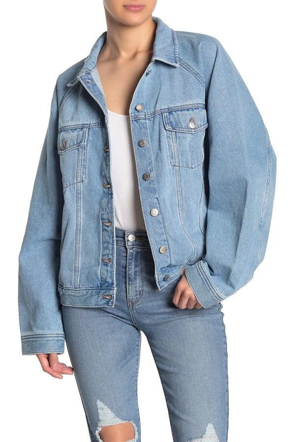 Raglan Oversized Jean Jacket