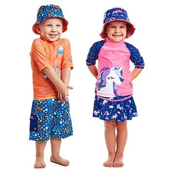UV Skinz 儿童防晒泳衣3件套