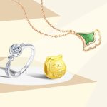 Chow Sang Sang 周年庆提前享 银杏叶项链$187 老虎串珠手链$139