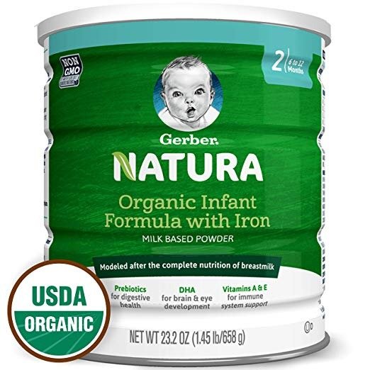 Natura Organic Baby Formula Milk Powder Stage 2, 23.2 Ounces