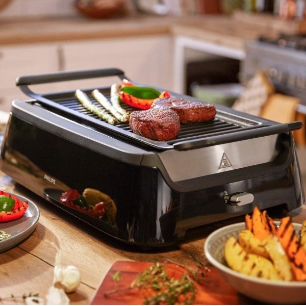 Buy the Philips Avance Collection Indoor Grill HD6371/98 Indoor Grill