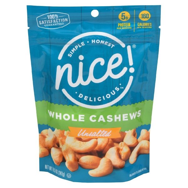 Whole Cashews Unsalted