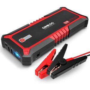 GOOLOO Upgraded 2000A Peak SuperSafe Car Jump Starter with USB Quick Charge 3.0