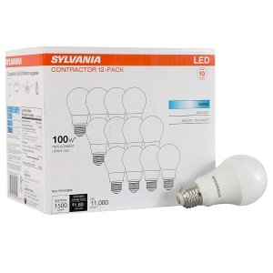 LEDVANCE Sylvania General 40205 14 (100W Watt Equivalent), A19 Non-Dimmable 12 Pack LED Light Bulb, Daylight