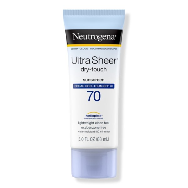 Ultra Sheer Dry-Touch Sunscreen Lotion Broad Spectrum SPF 70 - Neutrogena | Ulta Beauty