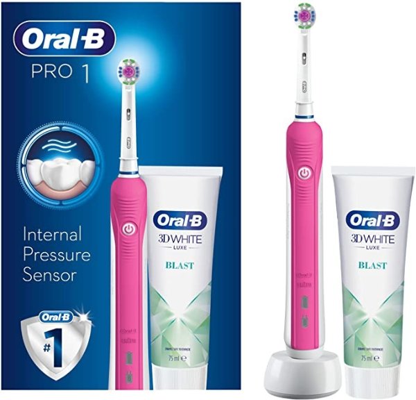 Oral-B Pro 粉色牙刷套装