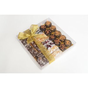 Gourmet Chocolate Biscotti Gift Basket - 3 Type Sampler